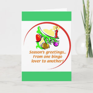 Bingo Christmas card