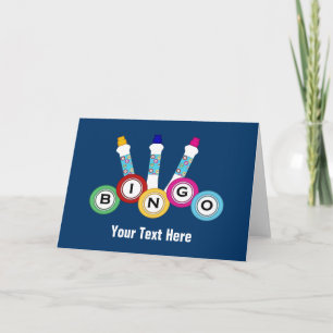 Bingo (customizable) card
