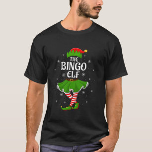 Bingo Elf Christmas Family Girls Women Elf Squad X T-Shirt