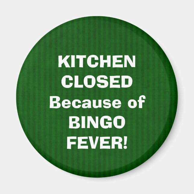 Bingo Fever magnet (Front)