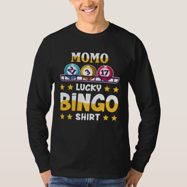 Bingo  For Momo  Lucky Bingo T-Shirt (Front)