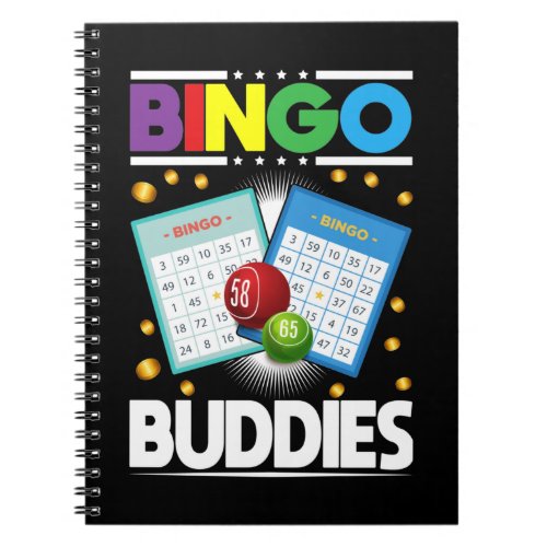 Bingo Friends Men Women Funny Bingo Player Notebook