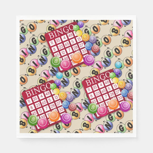 Bingo Fun Napkins (Front)