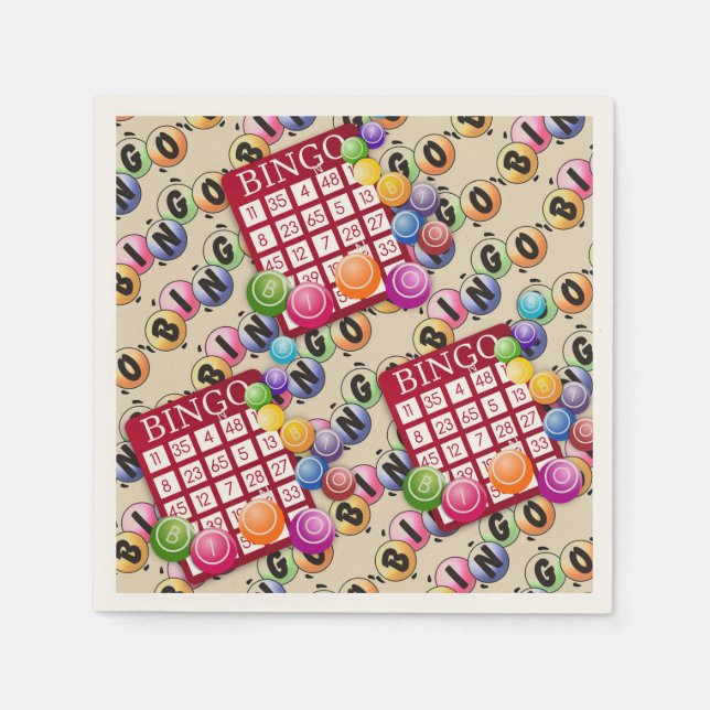 Bingo Fun Napkins (Front)