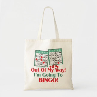 Bingo Funny Saying Tote Bag