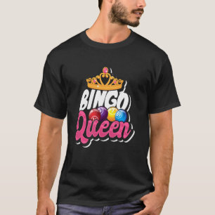 Bingo Gambling Grandpa Lottery Daubers Game Shake T-Shirt