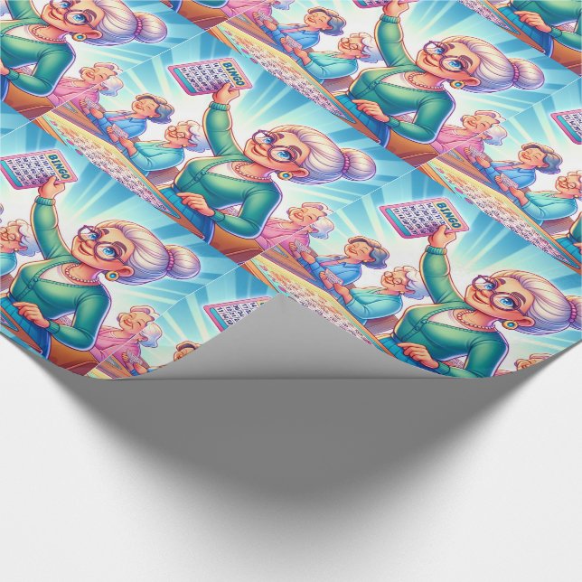 Bingo Game All Occasion Wrapping Paper (Corner)