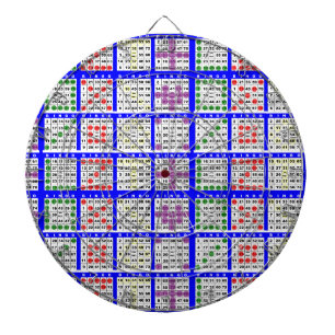Bingo Game Patterns Large Grid Dart Board