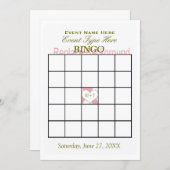 Bingo Game Template (Front/Back)