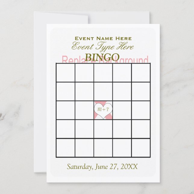 Bingo Game Template (Front)