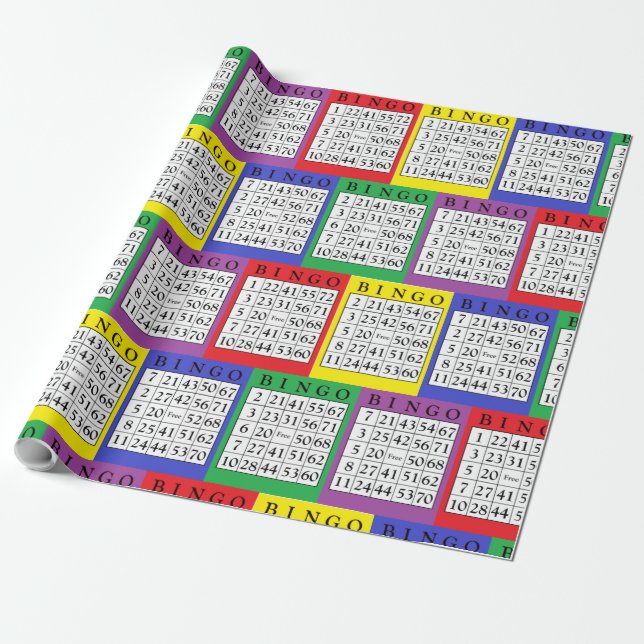 BINGO Gift Wrap (Unrolled)