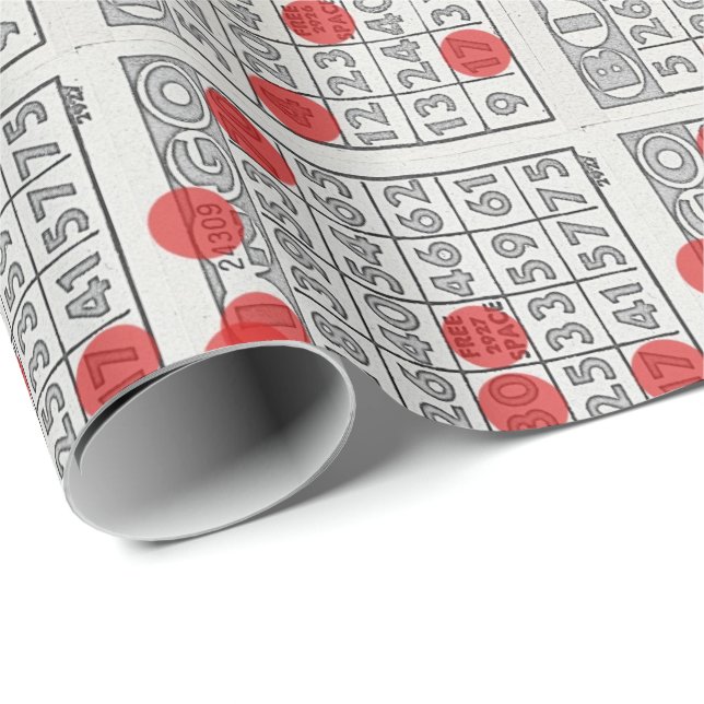 Bingo Gift Wrap (Roll Corner)