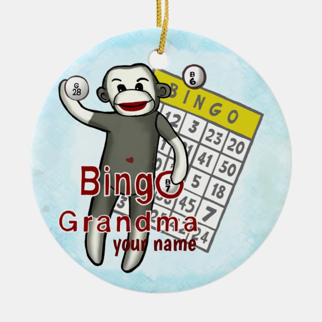 Bingo Grandma ornament  (Front)