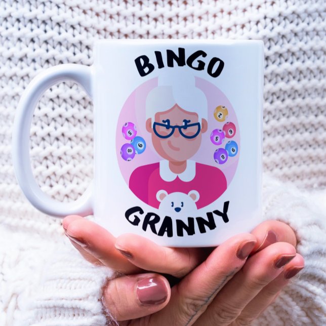 Bingo granny | Funny bingo grandma Coffee Mug (Creator Uploaded)