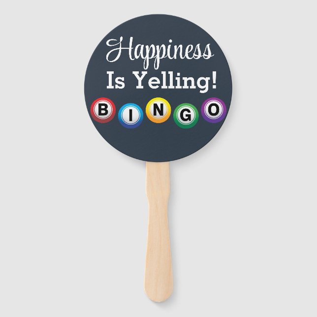 Bingo  hand fan (Front)