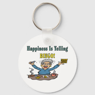 Bingo: Happiness Is Keychain