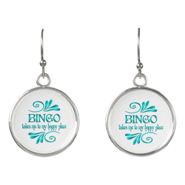 Bingo Happy Place Earrings (Front)