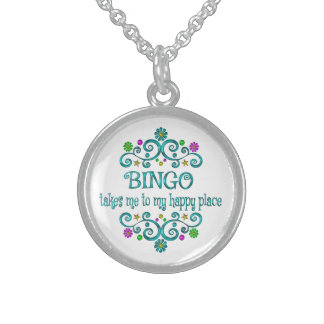 Bingo Happy Place Sterling Silver Necklace