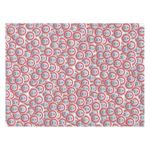 Bingo Hopper Balls in Random Tablecloth Zazzle