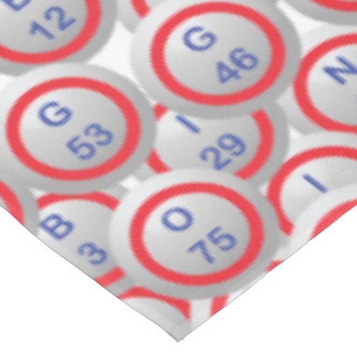 Bingo Hopper Balls in Random Tablecloth Zazzle