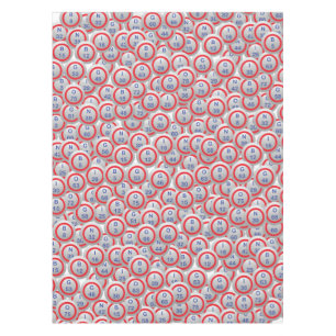 Bingo Hopper Balls in Random Tablecloth