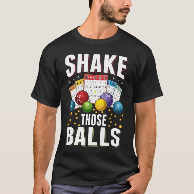Bingo Humor Men Women Funny Bingo Player T-Shirt (Front)