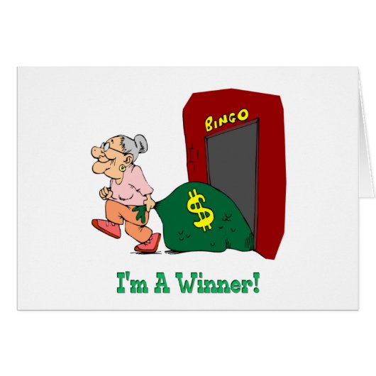 Bingo - I'm A Winner Cards (Front Horizontal)