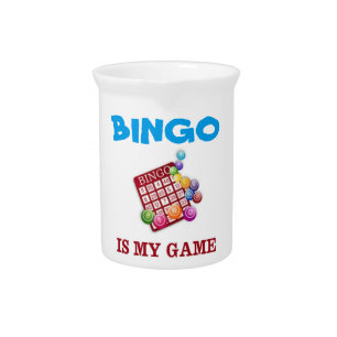 BINGO IS MY GAME DRINK PITCHER