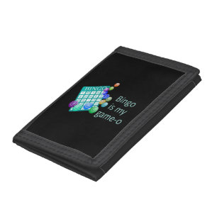 Bingo is my Game-o Funny Quote Tri-fold Wallet