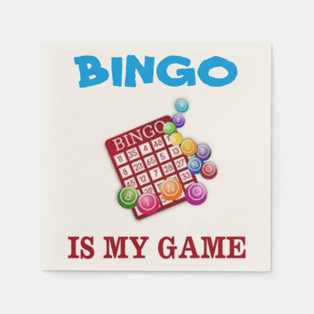 BINGO IS MY GAME PAPER NAPKINS (Front)