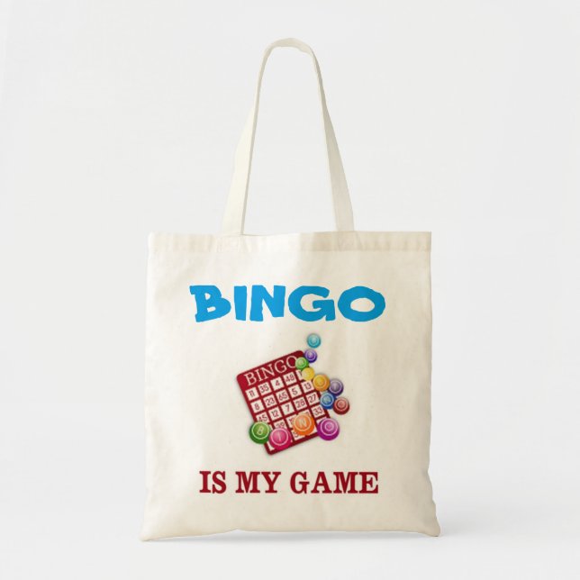 BINGO IS MY GAME TOTE BAG (Front)