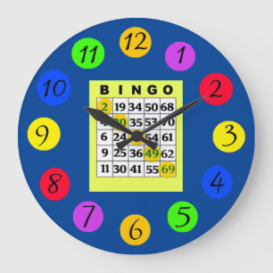 BINGO Kitchen Large Clock