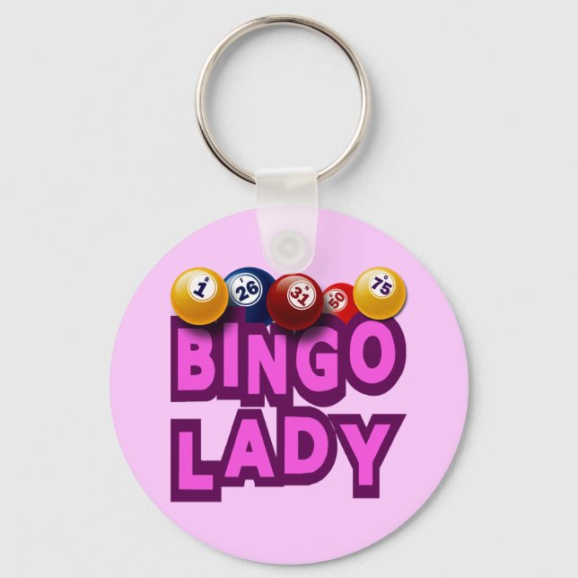 BINGO LADY KEYCHAIN (Front)