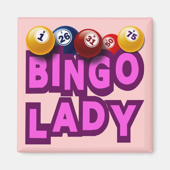 BINGO LADY MAGNET (Front)