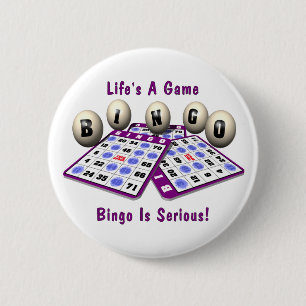 Bingo: Life's A Game Pinback Button