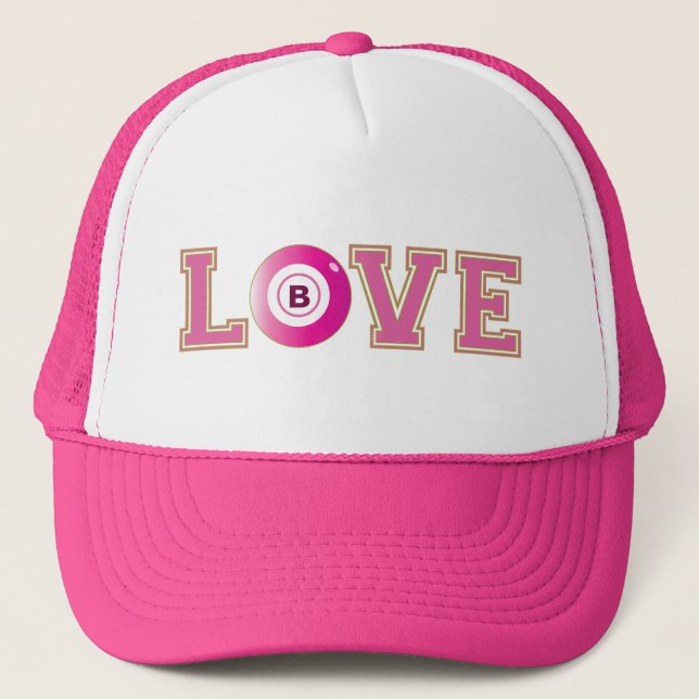 Bingo Lover Personalized  Trucker Hat (Front)
