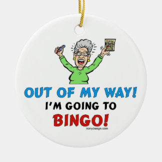 Bingo Lovers Ceramic Ornament
