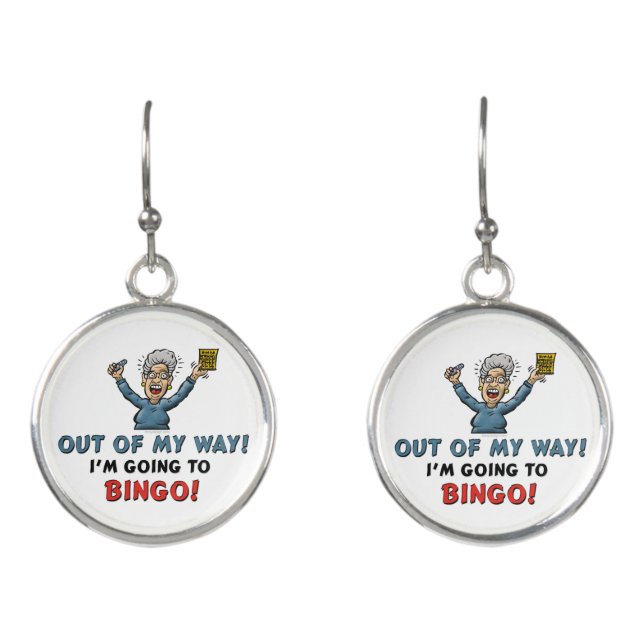 Bingo Lovers Earrings (Front)