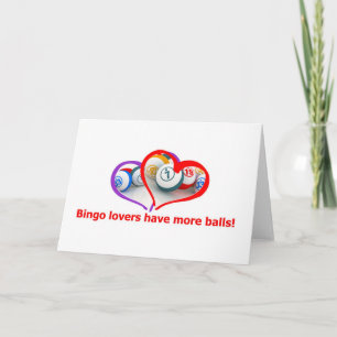 bingo lovers holiday card
