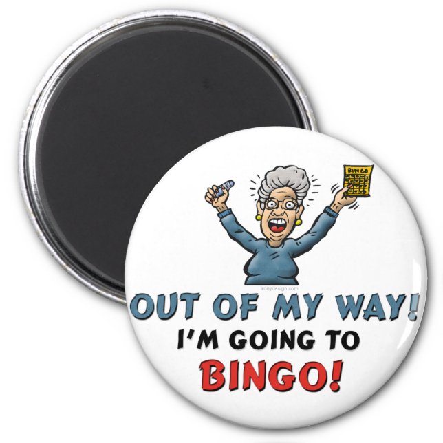 Bingo Lovers Magnet (Front)