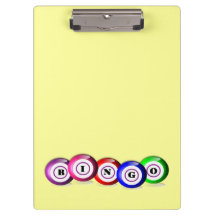 Bingo Lovers Personalized Lucky Bingo Board