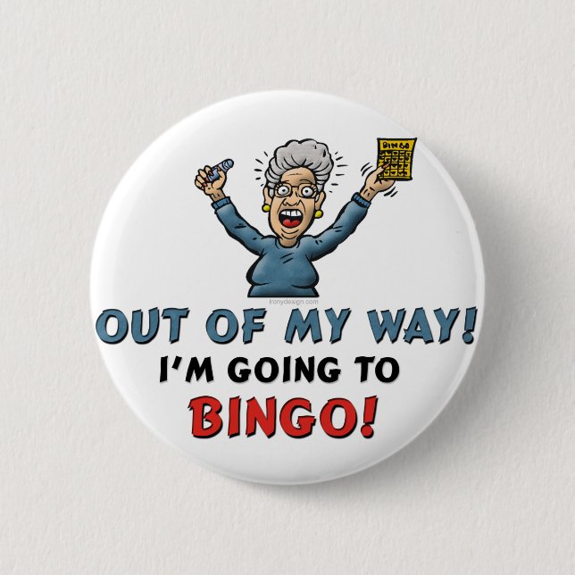 Bingo Lovers Pinback Button (Front)