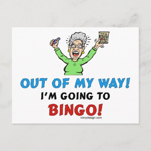 Bingo Lovers Postcard