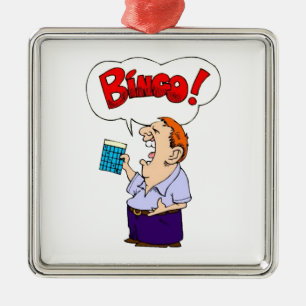 Bingo Metal Ornament