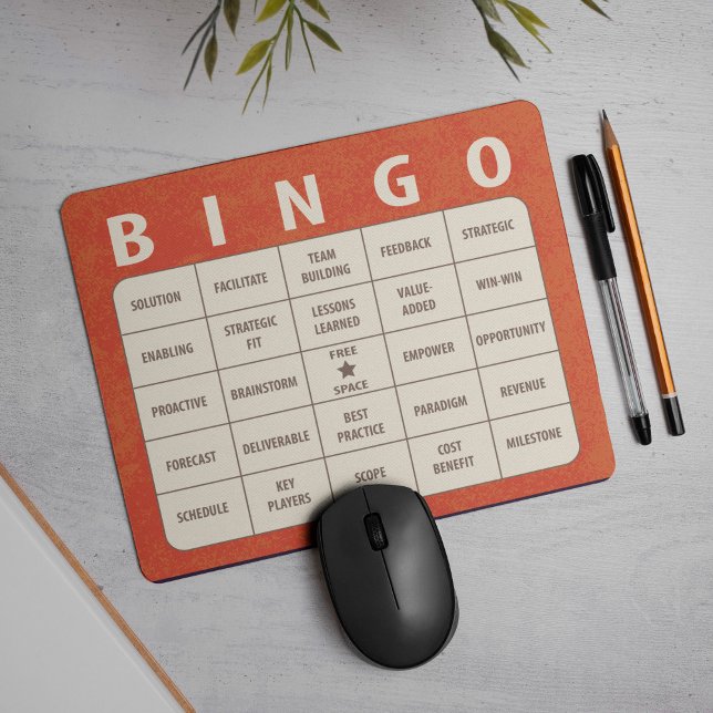 Bingo Mouse Pad (Searching for office gift ideas? Look no further... we've got you covered.)