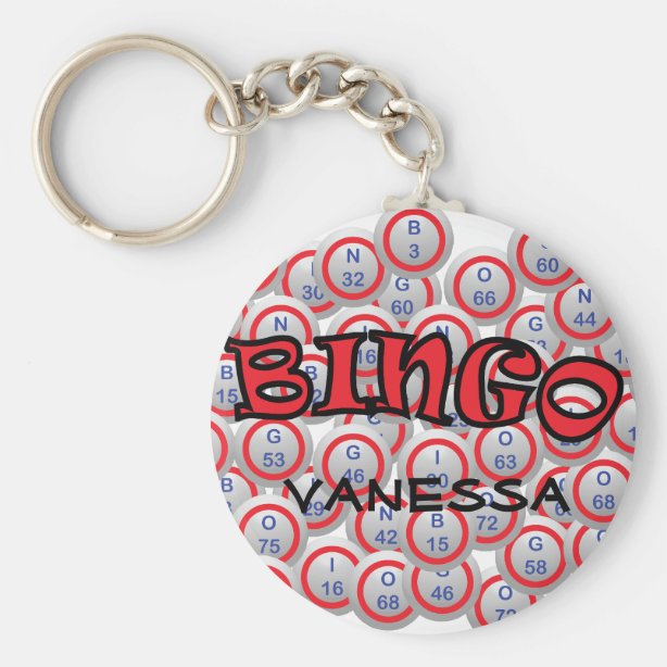 Bingo Keychains No Minimum Quantity Zazzle