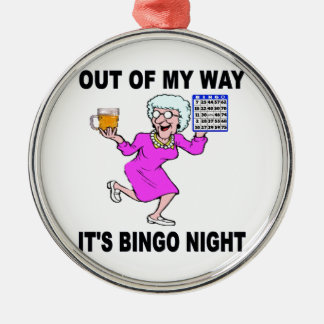 BINGO NIGHT METAL ORNAMENT