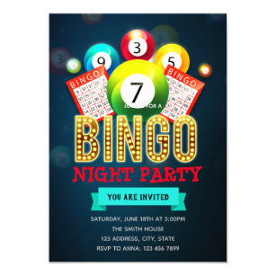 Bingo Birthday Invitations 8