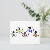 Bingo Numbers (Standing Front)