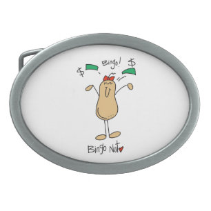 Bingo Nut T-shirts and Gifts Belt Buckle